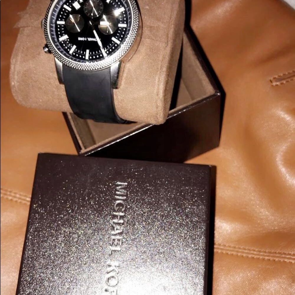 Michael Kors Black Scout Watch